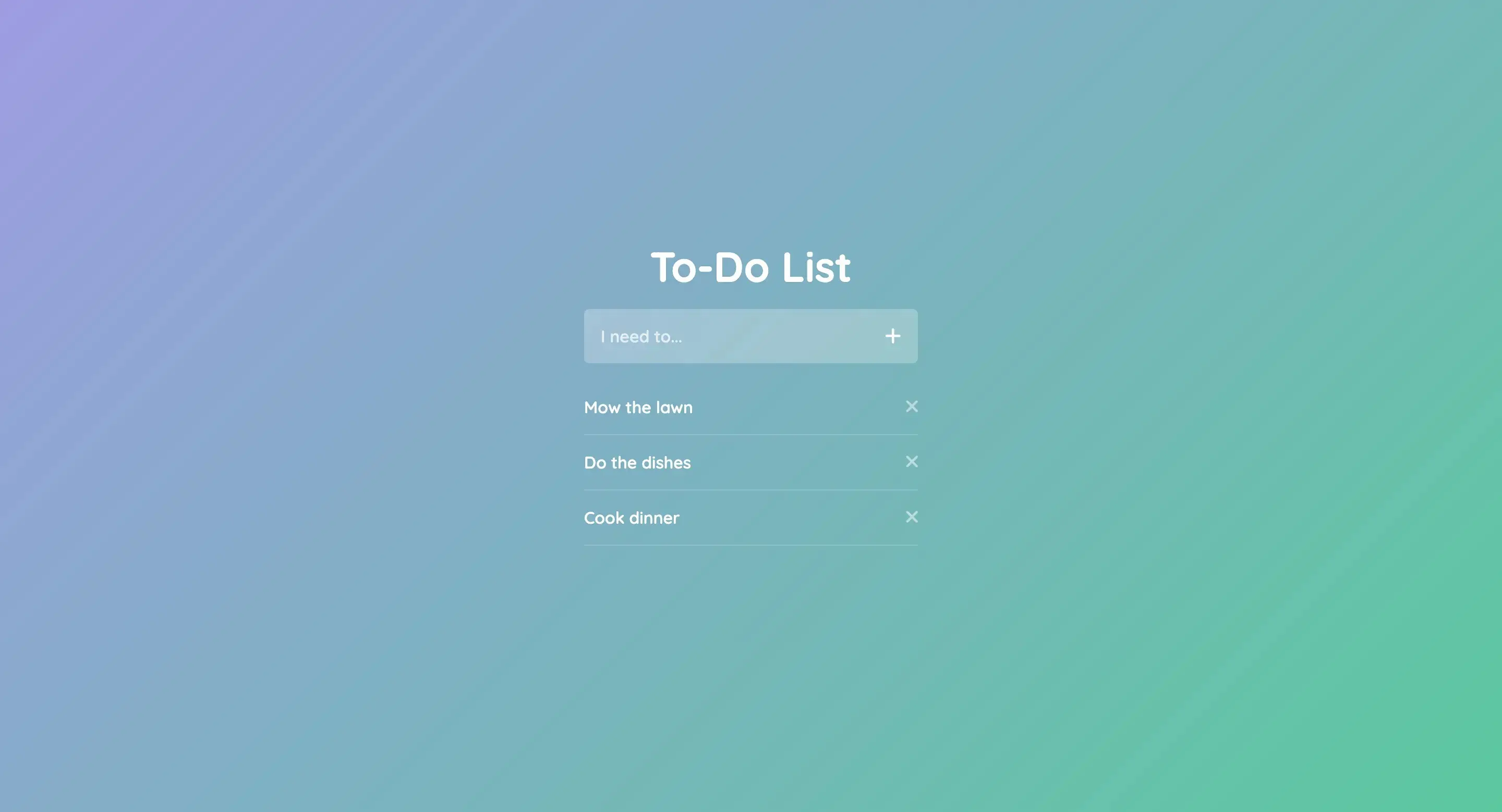 To-do List