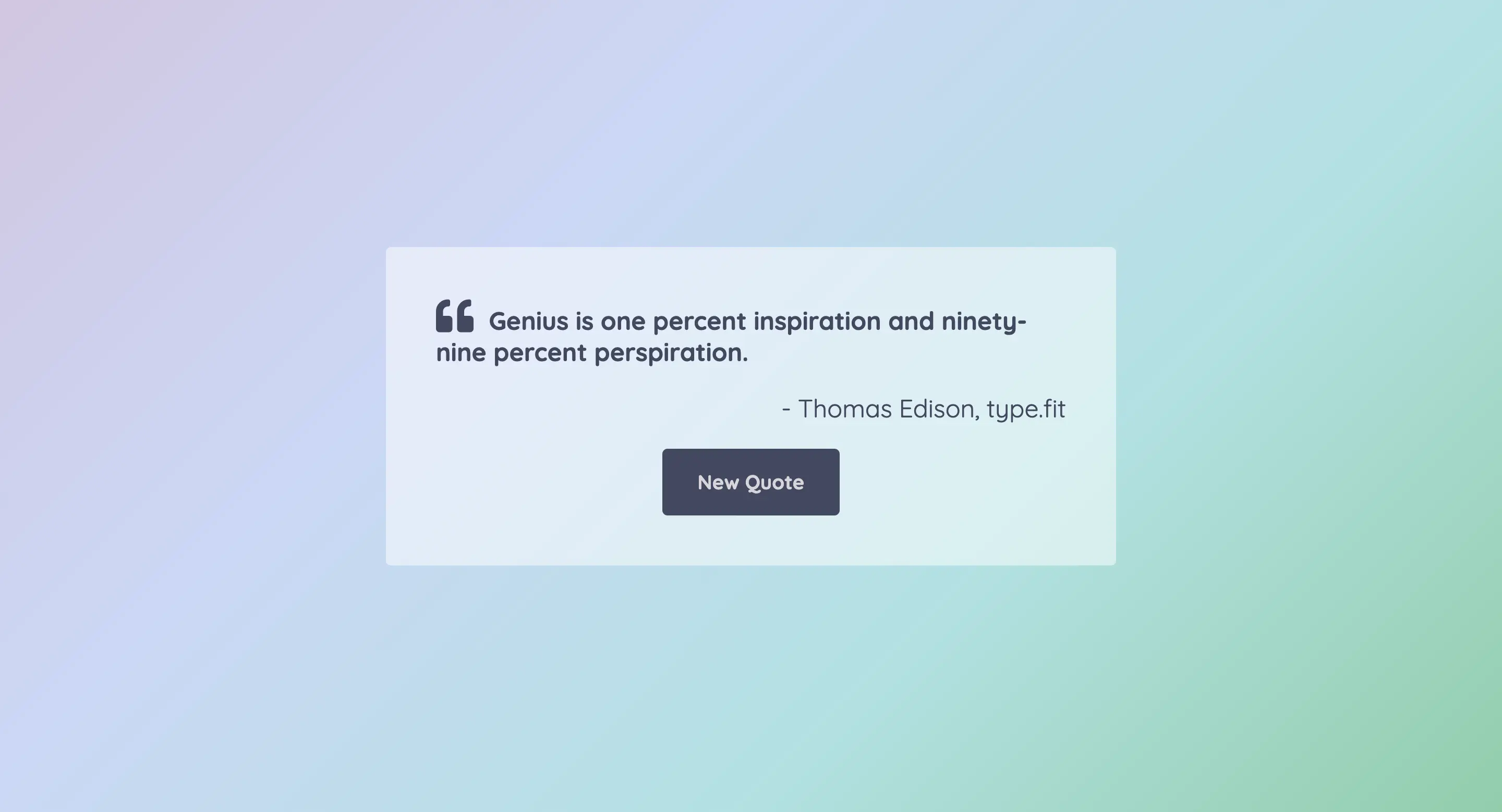 Random Quote Machine